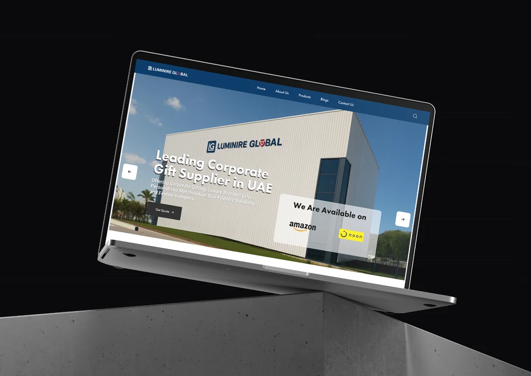 Luminire Global website design