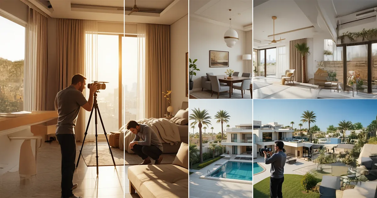 UAE property photo shoot with real estate photographers