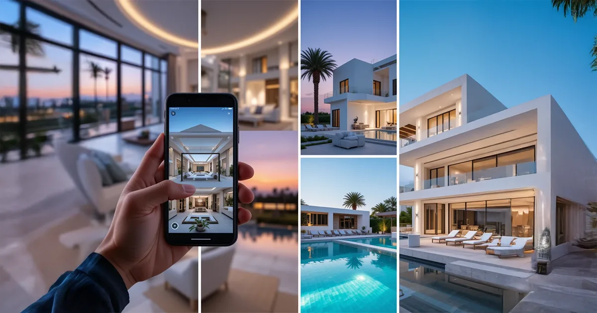 Real estate photography styles in UAE
