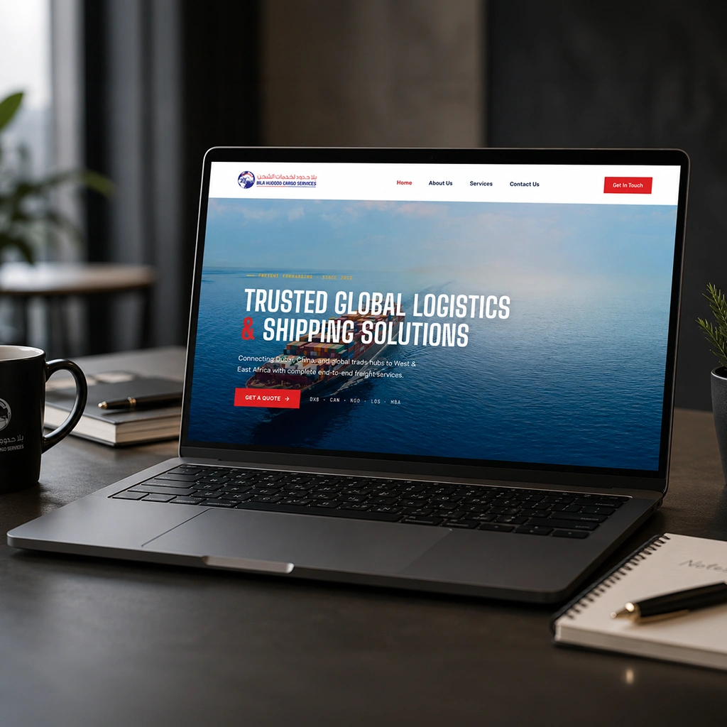 Bilahudoodcargo website design