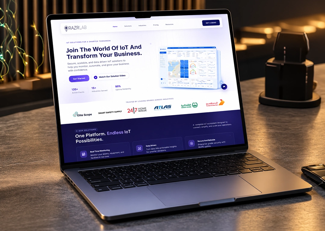 razrLab website design