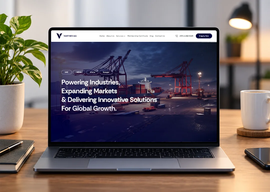 vastsky website design