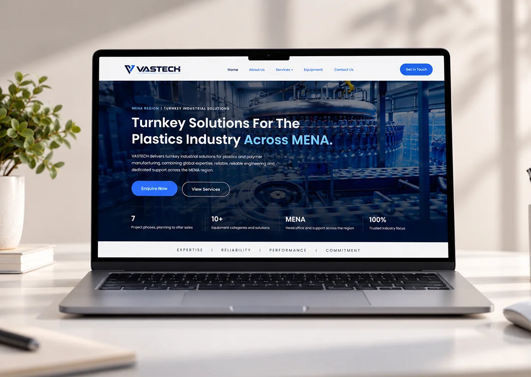 vastech website design