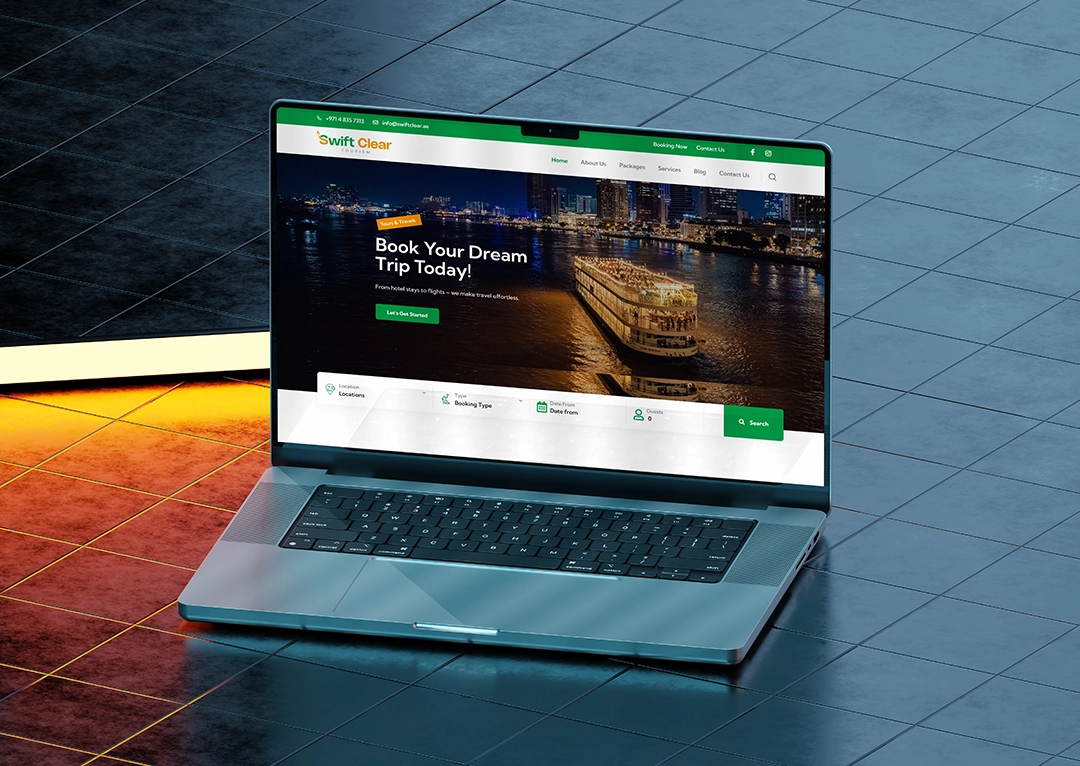 Swift website crafted by our web development company in Dubai and UAE